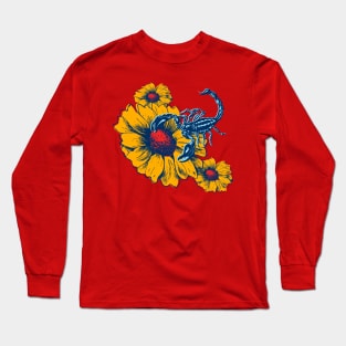 Scorpion Flowers Long Sleeve T-Shirt